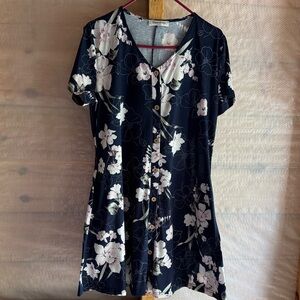 Floral Navy Dress